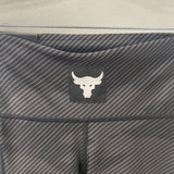 UNDER ARMOUR WOMEN'S ACTIVE BOTTOM black taupe stripe M
