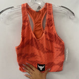 UNDER ARMOUR WOMEN'S ACTIVE BRA orange stripe M