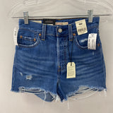 LEVI WOMEN'S SHORTS blue XS/25