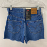 LEVI WOMEN'S SHORTS blue XS/25