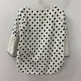FOXCROFT WOMEN'S TOP white black M