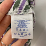 LANDS'END WOMEN'S DRESS green white purple S