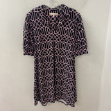 Jude Connally WOMEN'S DRESS black pink print S