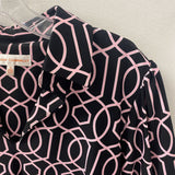 Jude Connally WOMEN'S DRESS black pink print S