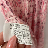ZARA WOMEN'S DRESS white pink M