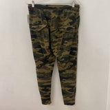 NILI LOTAN WOMEN'S PANTS olive tan black S