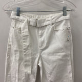 ZARA WOMEN'S JEANS white 2