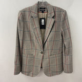 RW&CO WOMEN'S BLAZER/JACKET black red cream white 8
