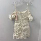 Oh polly WOMEN'S DRESS cream 4