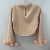 ZARA WOMEN'S BLOUSE/SHIRT blush M