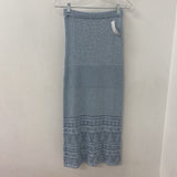 WOMEN'S SKIRT blue silver S