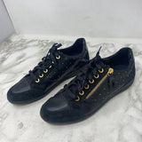 GEOX WOMEN'S SNEAKERS black gold 39