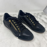 GEOX WOMEN'S SNEAKERS black gold 39