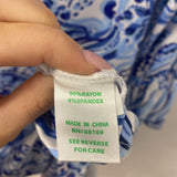 lilly pulitzer WOMEN'S DRESS blue white pink XXS