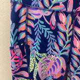 lilly pulitzer WOMEN'S ACTIVE BOTTOM navy purple pink S