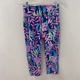 lilly pulitzer WOMEN'S ACTIVE BOTTOM navy purple pink S