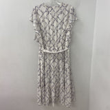 CLEO WOMEN'S DRESS white purple floral L