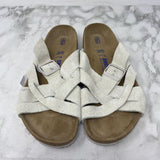BIRKENSTOCK WOMEN'S SANDALS antique white 10/41