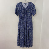 BROOKS BROTHERS WOMEN'S DRESS navy white floral 6