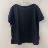 PERUZZI WOMEN'S BLOUSE/SHIRT black gold S/40