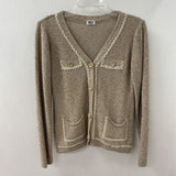 MOU italy WOMEN'S CARDIGAN beige gold S