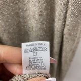 MOU italy WOMEN'S CARDIGAN beige gold S