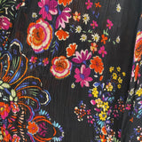 PATRONS OF PEACE WOMEN'S KIMONO/DUSTER black multi L