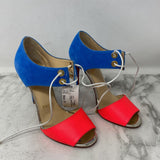 CHRISTIAN LOUBOUTIN WOMEN'S HEELS blue red 37