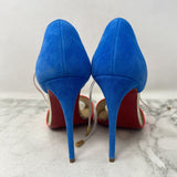 CHRISTIAN LOUBOUTIN WOMEN'S HEELS blue red 37