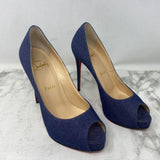 CHRISTIAN LOUBOUTIN WOMEN'S FOOTWEAR blue 37