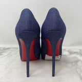 CHRISTIAN LOUBOUTIN WOMEN'S FOOTWEAR blue 37