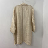 EILEEN FISHER WOMEN'S KIMONO/DUSTER cream L/XL