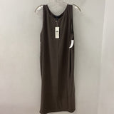 EILEEN FISHER WOMEN'S DRESS brown XL