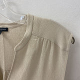EILEEN FISHER WOMEN'S BLOUSE/SHIRT beige XL