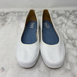 KEDS WOMEN'S FLATS white 9.5