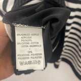 VICOLO northland WOMEN'S CARDIGAN white black OS