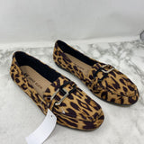 AK ANNE KLEIN WOMEN'S FLATS leopard print 10