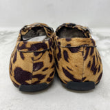 AK ANNE KLEIN WOMEN'S FLATS leopard print 10