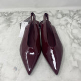 H&M WOMEN'S FLATS burgundy 41