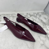 H&M WOMEN'S FLATS burgundy 41