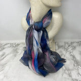 MEMORIES WOMEN'S SCARF/SHAWL grey pink blue white