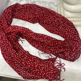 OLD NAVY WOMEN'S SCARF/SHAWL red white