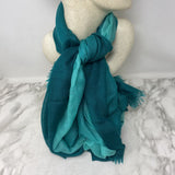 WOMEN'S SCARF/SHAWL teal green