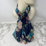 WOMEN'S SCARF/SHAWL navy orange green