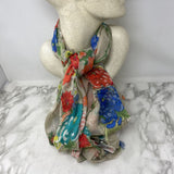 OLD NAVY WOMEN'S SCARF/SHAWL beige blue red