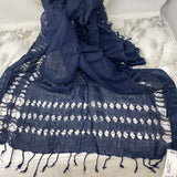 WOMEN'S SCARF/SHAWL navy