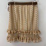 CALVIN KLEIN WOMEN'S SKIRT white camel S