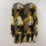 ZARA WOMEN'S DRESS multi w/animal print S