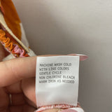 rachel zoe WOMEN'S PANTS white orange pink print XS