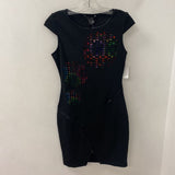 DESIGUAL WOMEN'S DRESS black multi S